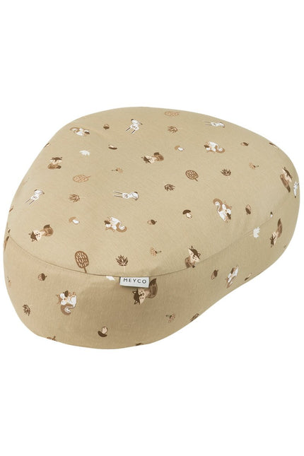 Meyco Voedingskussen Hoes Forest Animals Sand koop je bij Babywinkel