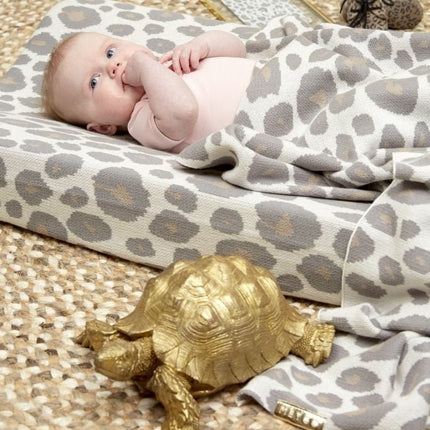 Meyco Wiegdeken Panter Neutral - Meyco - Babywinkel - 4054703730159