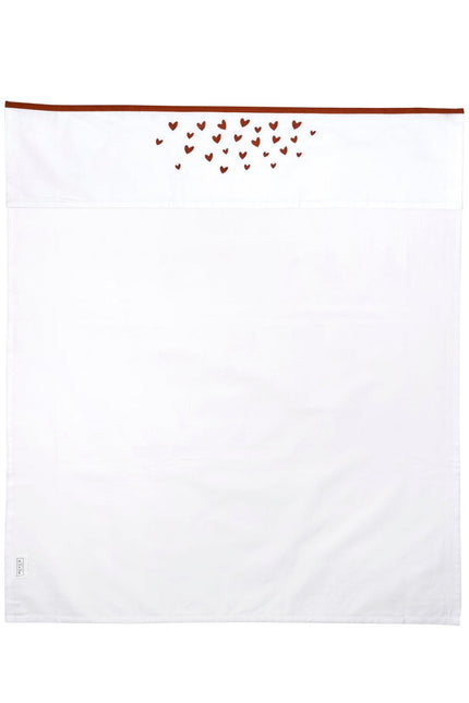 Meyco Wieglaken Hearts Camel 75X100cm koop je bij Babywinkel