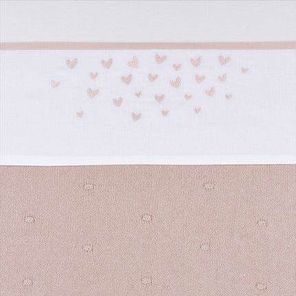 Meyco Wieglaken Hearts Soft Pink 75X100cm - Meyco - Babywinkel - 4054703146646