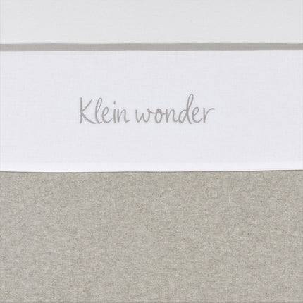 Meyco Wieglaken Klein Wonder Greige 75X100cm - Meyco - Babywinkel - 4054703164190