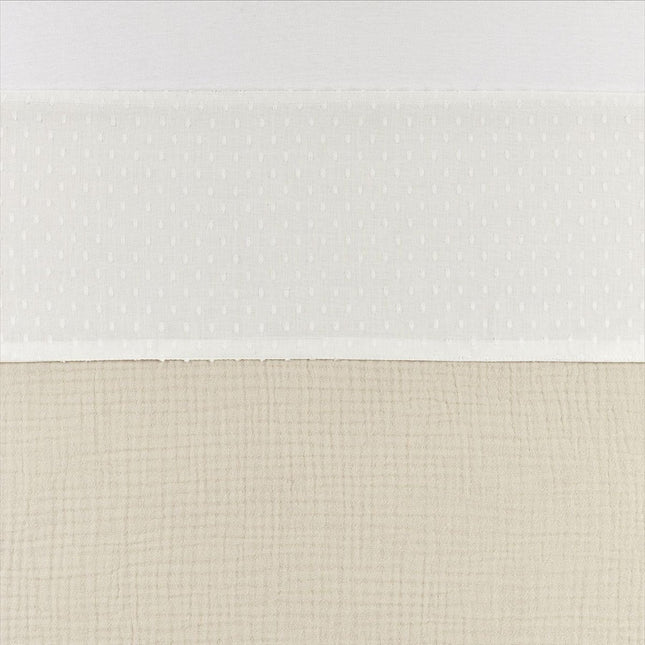 Meyco Wieglaken Plume Offwhite 75X100cm koop je bij Babywinkel