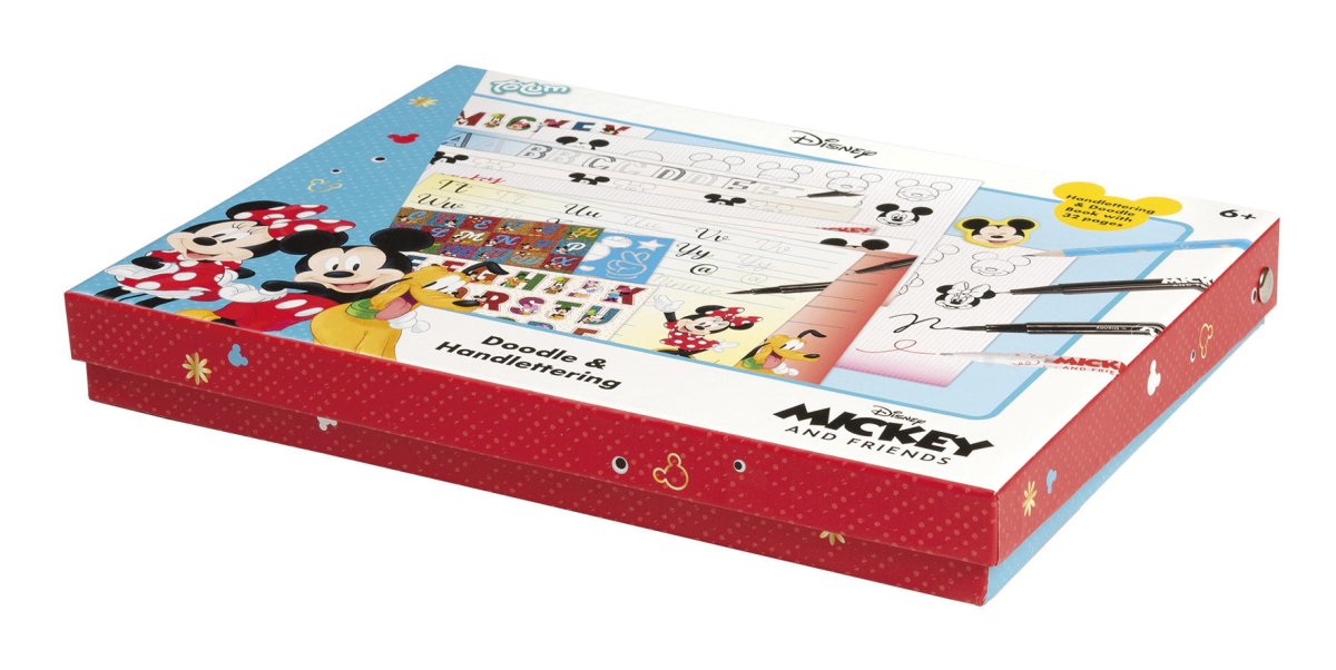 Mickey Mouse Hand Lettering Set - Babywinkel - 8714274580725