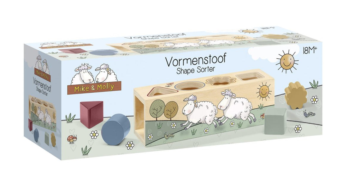 Mike & Molly Vormenstoof Hout - Babywinkel - 8714274960343