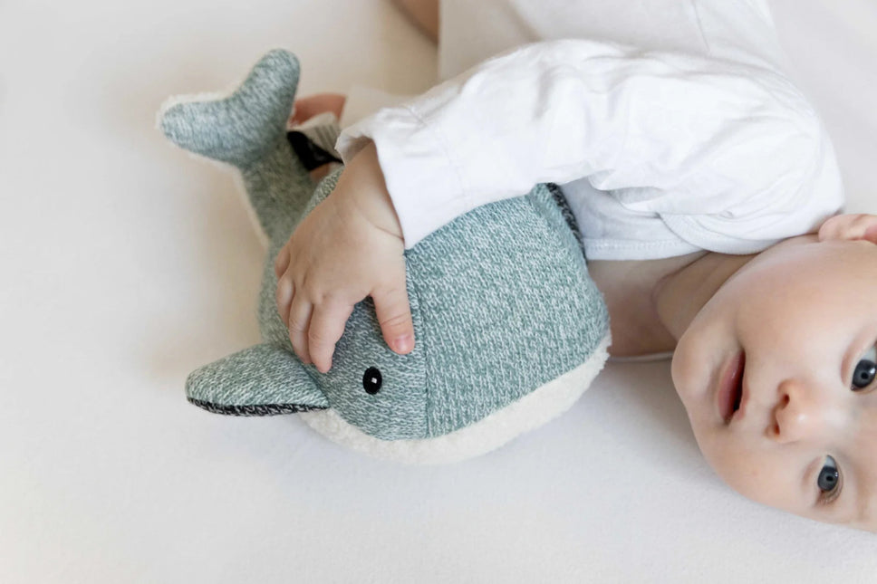 Flow Amsterdam Knuffel Met Hartslag Moby Green koop je bij Babywinkel