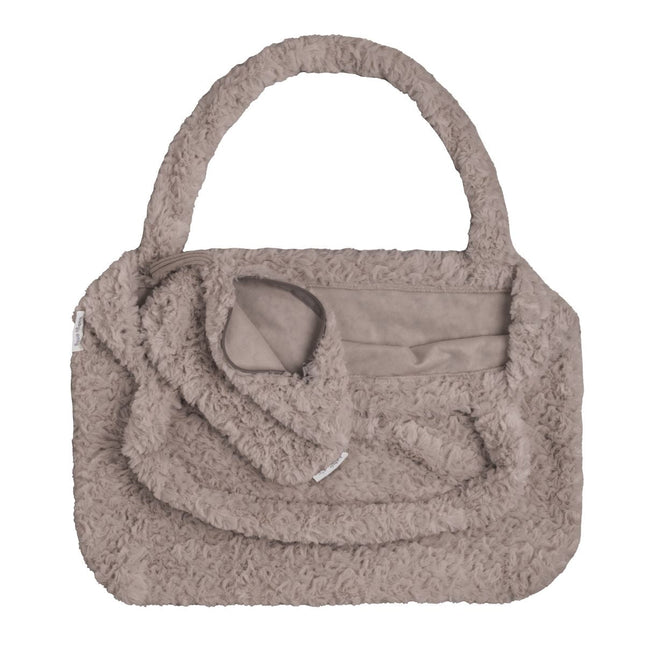 Mom bag Snow taupe - met etui - Babywinkel - 8721052103762