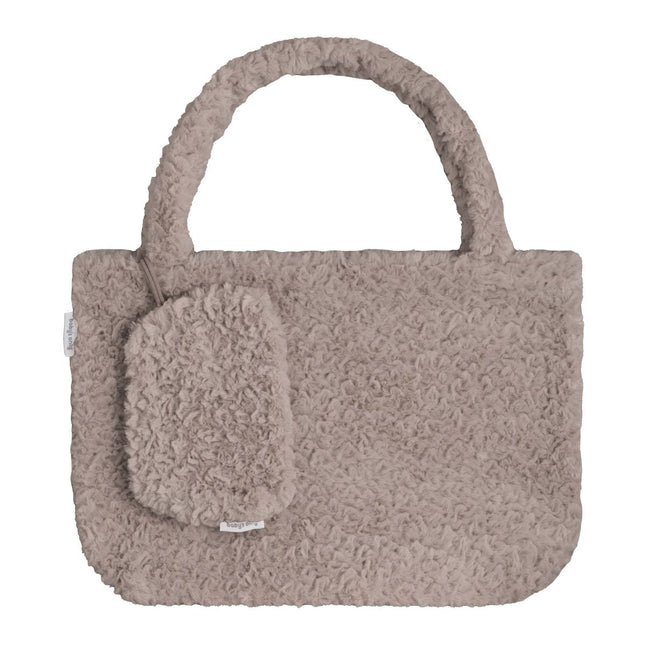 Mom bag Snow taupe - met etui - Babywinkel - 8721052103762