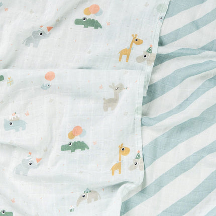 Monddoekjes 2 - pack Celebration Blue koop je bij Babywinkel