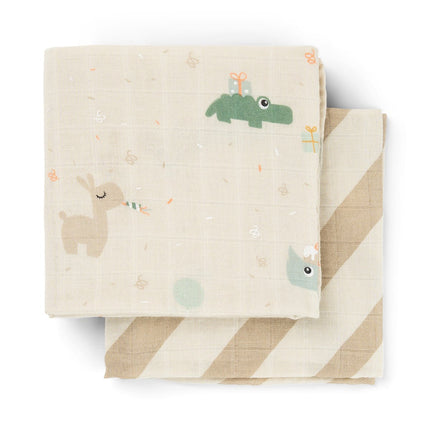 Monddoekjes 2 - pack Celebration Sand koop je bij Babywinkel