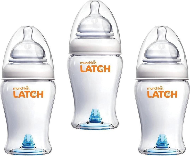 Munchkin Babyfles 3 Delig Latch Zuigfles 240ml - Munchkin - Babywinkel - 5019090116367