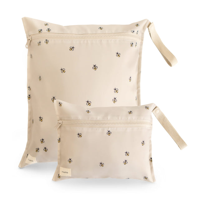 Mushie Borsa da viaggio Water Resistant Bees