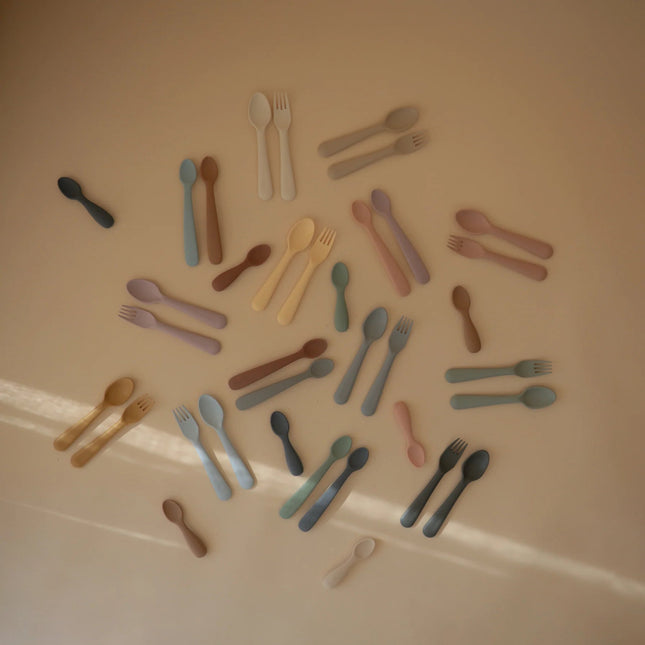 Mushie Babylepel Soft Lilac 2st koop je bij Babywinkel