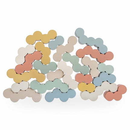 Mushie Blokkenset Balans Toren Hout koop je bij Babywinkel