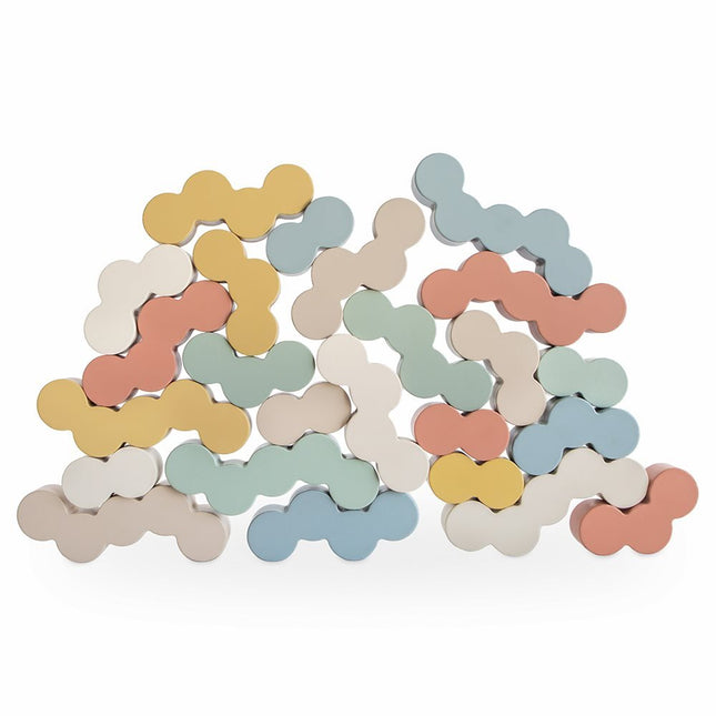 Mushie Blokkenset Balans Toren Hout koop je bij Babywinkel