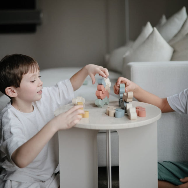 Mushie Blokkenset Balans Toren Hout koop je bij Babywinkel