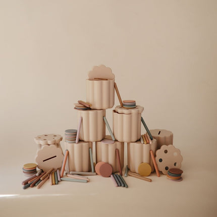 Mushie Coin & Tube Sorting Set - Babywinkel - 840355802573