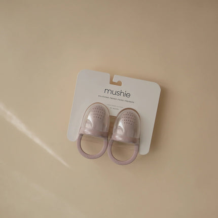 Mushie Fopspeen Fresh Food Feeder Soft Lilac Silicone 2St - Mushie - Babywinkel - 840355800074