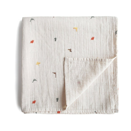 Mushie Hydrofiele Doek Dino XL - Mushie - Babywinkel - 810052461724