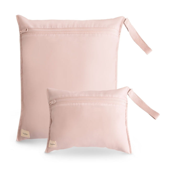 Mushie Opbergzak Waterproef Blush 2St - Mushie - Babywinkel - 840355800371