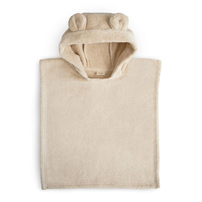 MUSHIE - PONCHO TOWEL BEAR - Fog - Mushie - Babywinkel - 840355801088