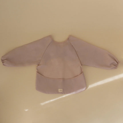 Mushie Slabbetje Lange Mouwen Blush - Mushie - Babywinkel - 840355800432