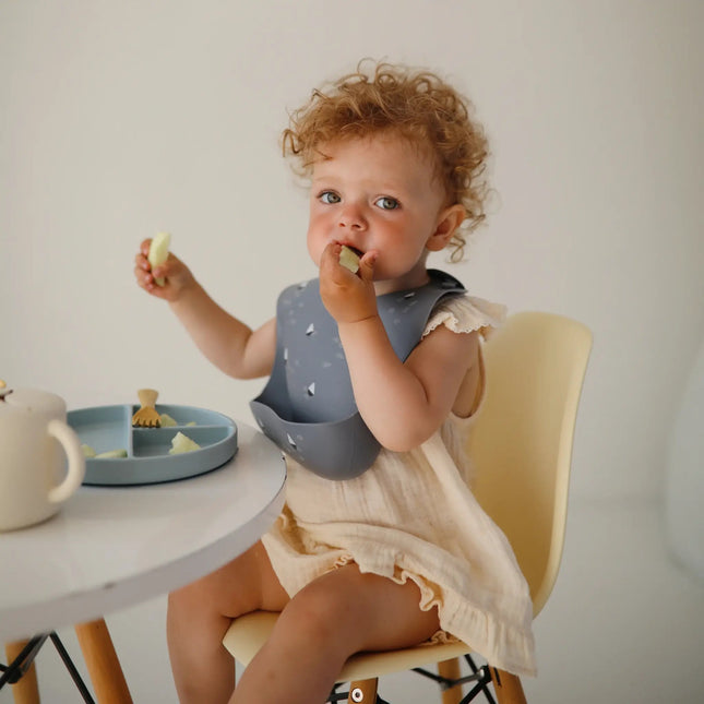 Mushie Slabbetje Silicone Cambridge Boats koop je bij Babywinkel