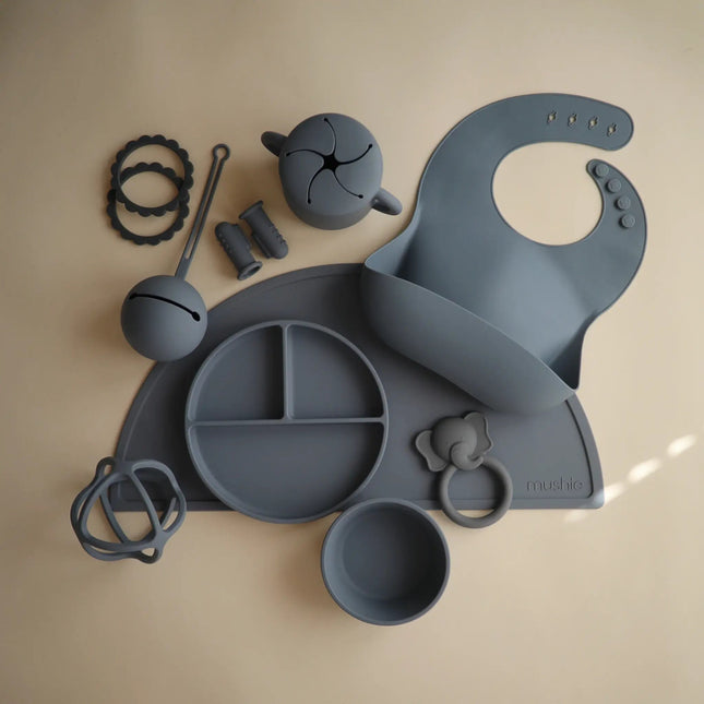 Mushie Slabbetje Silicone Tradewinds - Mushie - Babywinkel - 7426999778325