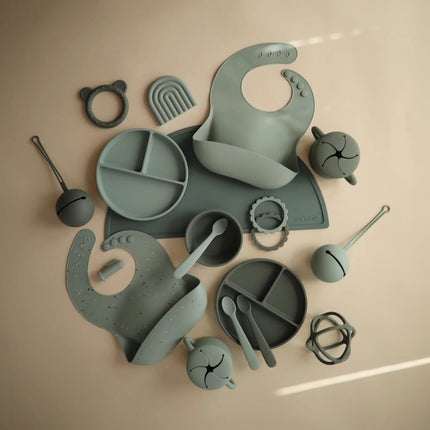 Mushie Snackbakje Cambridge Blue - Mushie - Babywinkel - 810052461403