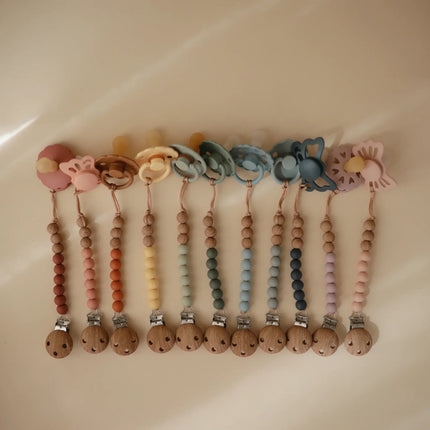 Mushie Speenkoord Eva Mauve - Mushie - Babywinkel - 810052466958