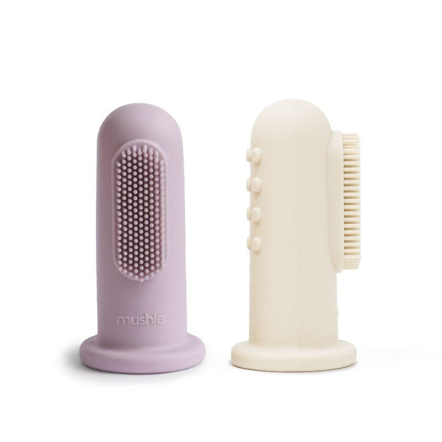 Mushie Tandenborstel Lilac/Ivory 2st - Mushie - Babywinkel - 810052466118