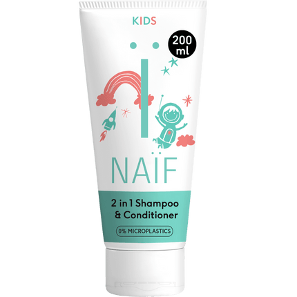 Naif 2 In 1 Shampoo Voor Kids 200ml - Naif - Babywinkel - 8720254710969