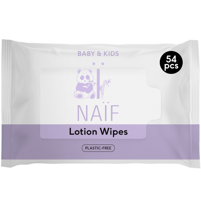 Naif Billendoekjes Lotion Voor Baby en Kids 54St koop je bij Babywinkel