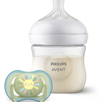 Natural 3.0 starterset zuigfles 125 ml + fopspeen - Babywinkel - 8720689033428