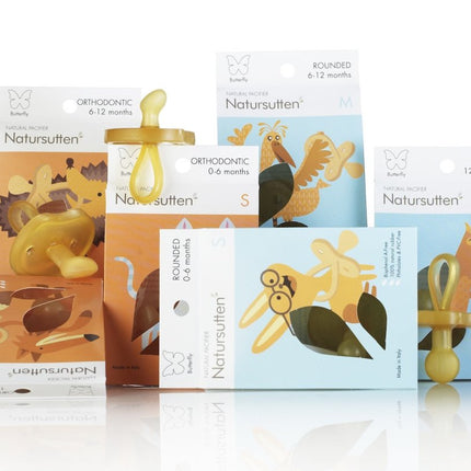 Natursutten Speen Vlinder Kers L - Natursutten - Babywinkel - 894654002325
