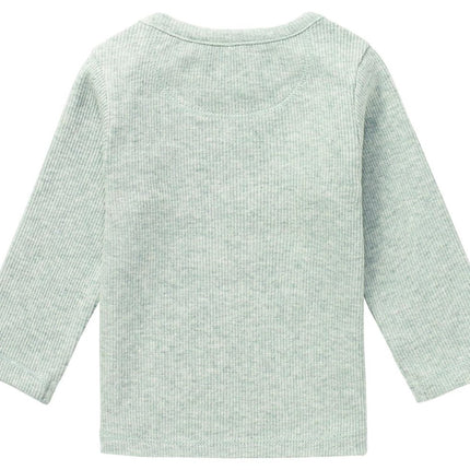 Noppies Baby Shirt Natal Grey Mint Melange - Noppies - Babywinkel - 8719788631376