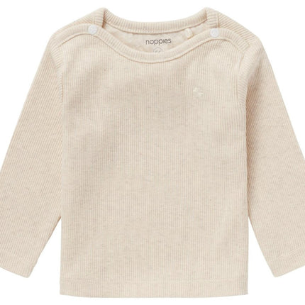 Noppies Baby Shirt Natal Oatmeal Melange - Noppies - Babywinkel - 8719788541002