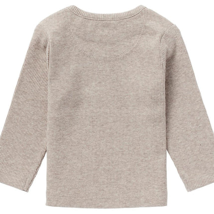 Noppies Baby Shirt Natal Taupe Melange - Noppies - Babywinkel - 8719788541071