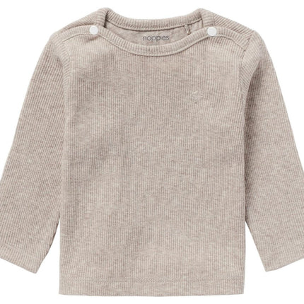 Noppies Baby Shirt Natal Taupe Melange - Noppies - Babywinkel - 8719788541071