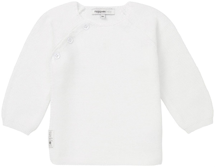 Noppies Baby Vestje Pino White - Noppies - Babywinkel - 8719788194048