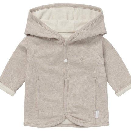 Noppies Baby Vestje Rev Bonny Taupe Melange Tweezijdig - Noppies - Babywinkel - 8719788698485