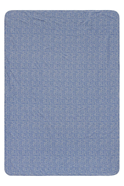 Noppies Boxkleed Stippen Dubbelzijdig Colony Blue 75X100cm koop je bij Babywinkel