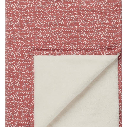 Noppies Ledikantdeken Dot Jersey Omkeerbaar Brick Dust - Noppies - Babywinkel - 8719788633127