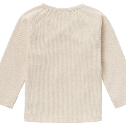 Noppies Overslag Shirt Baby Nanyuki Oatmeal Melange - Noppies - Babywinkel - 8719788540722