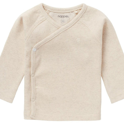 Noppies Overslag Shirt Baby Nanyuki Oatmeal Melange - Noppies - Babywinkel - 8719788540722