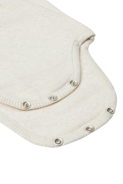 Noppies Romper Lange Mouwen Rib Nino Oatmeal Melange - Noppies - Babywinkel - 8719788883874
