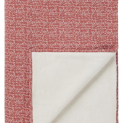 Noppies Wiegdeken Dot Jersey Omkeerbare Brick Dust - Noppies - Babywinkel - 8719788633240