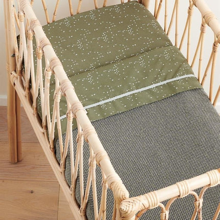 Noppies Wiegdeken Gebreid Omkeerbaar Oxford Tan - Noppies - Babywinkel - 8719788633080