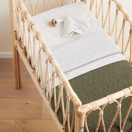 Noppies Wiegdeken Gebreid Omkeerbaar Oxford Tan - Noppies - Babywinkel - 8719788633080