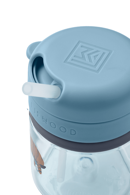 Pavia Tritan - beker met rietje 280 ml Fun / Beach blue koop je bij Babywinkel