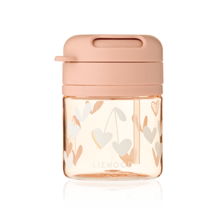 Pavia Tritan - beker met rietje 280 ml Sweethearts / Pale tuscany koop je bij Babywinkel